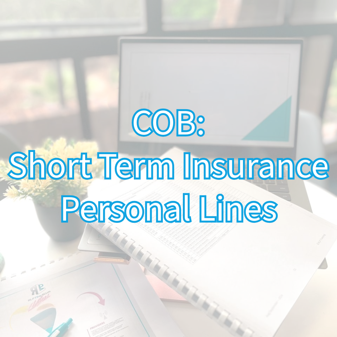COB: Short Term insurance Personal Lines