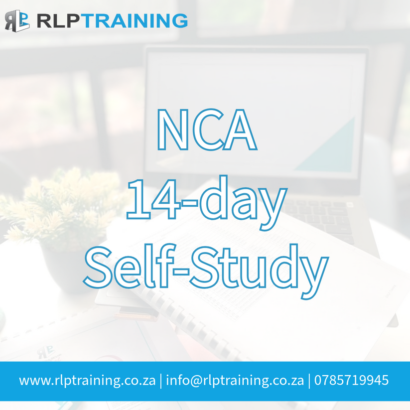 NCA Self Study 14 Day Course – RLP Training